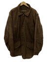 【中古】Timberland◆90s/レザージャケット・ブルゾン/L/スウェード/BRW【メンズウェア】