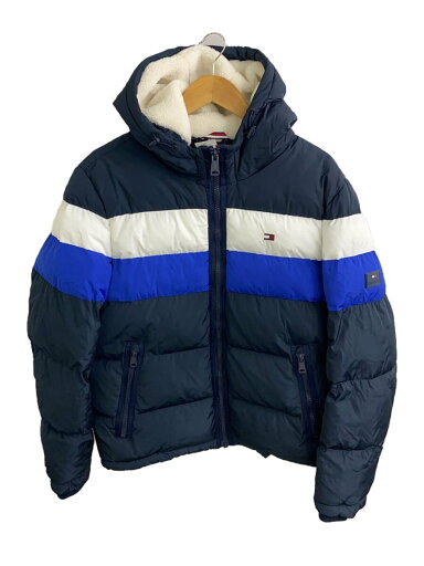 【中古】TOMMY HILFIGER◆ダウンジャケット/M/ポリエステル/NVY/無地/150ap123【メンズウェア】 【中古】TOMMY HILFIGER◆ダウンジャケット/M/ポリエステル/NVY/無地/150ap123【メンズウェア】