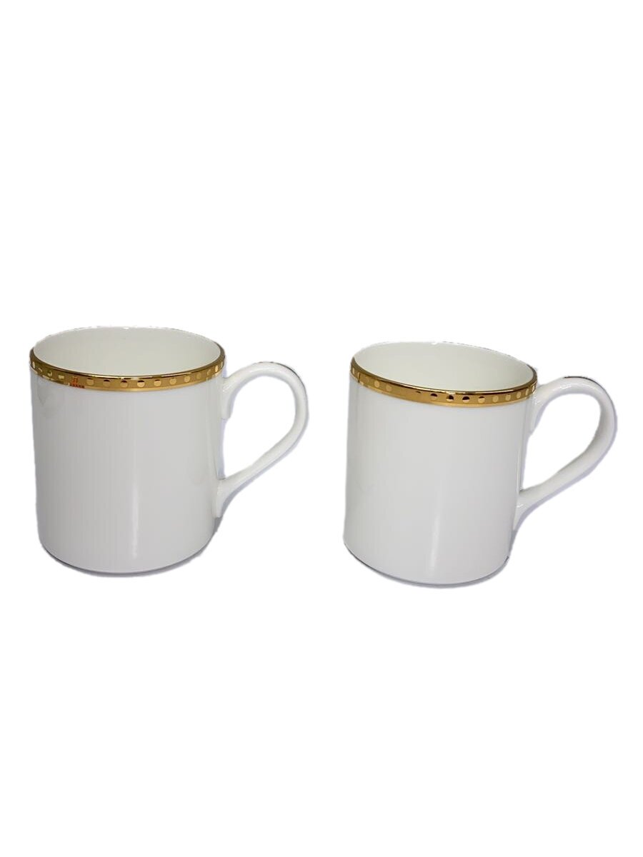 【中古】TIFFANY Co.◆カップ ソーサー/2点セット/WHT【キッチン用品】