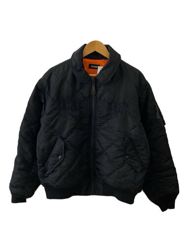 【中古】X-LARGE◆リブ裏毛玉有/MILITARY FLIGHT JACKET//ミリタリージャケット/M/ナイロン/BLK//【メンズウェア】 【中古】X-LARGE◆リブ裏毛玉有/MILITARY FLIGHT JACKET//ミリタリージャケット/M/ナイロン/BLK//【メンズウェア】