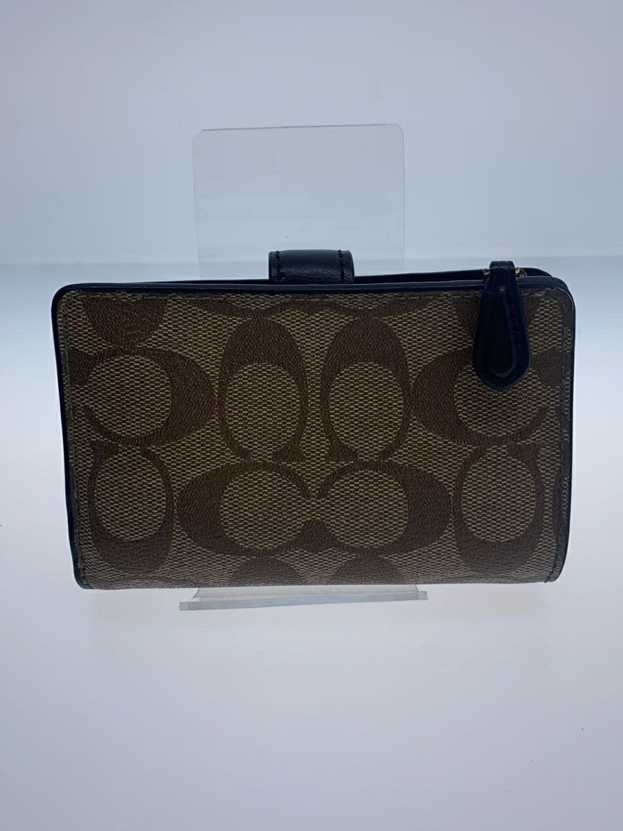 【中古】COACH◆2つ折り財布/レザー/CM...の紹介画像2