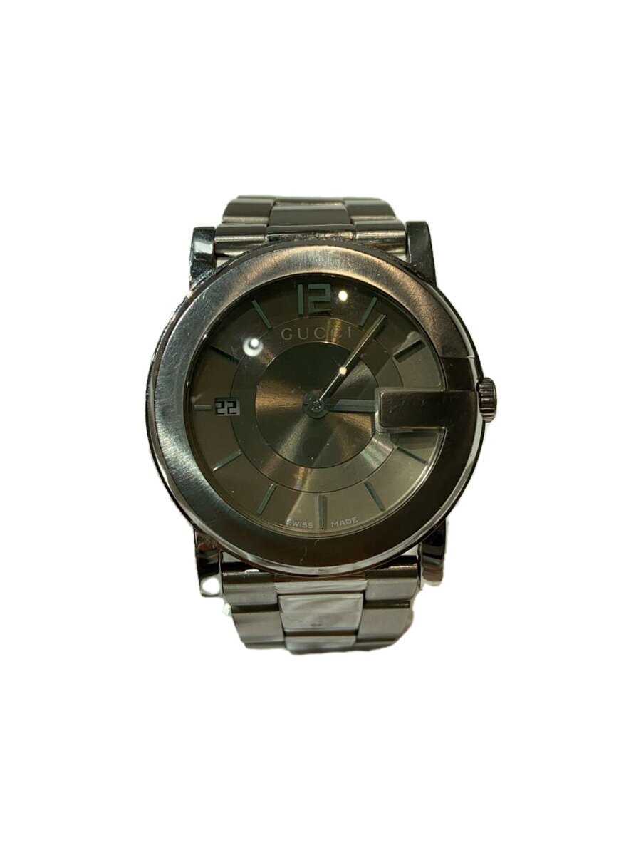 NIXON - 【中古】GUCCI◆クォーツ腕時計/アナログ/ステンレス/シルバー/シルバー/101J【服飾雑貨他】