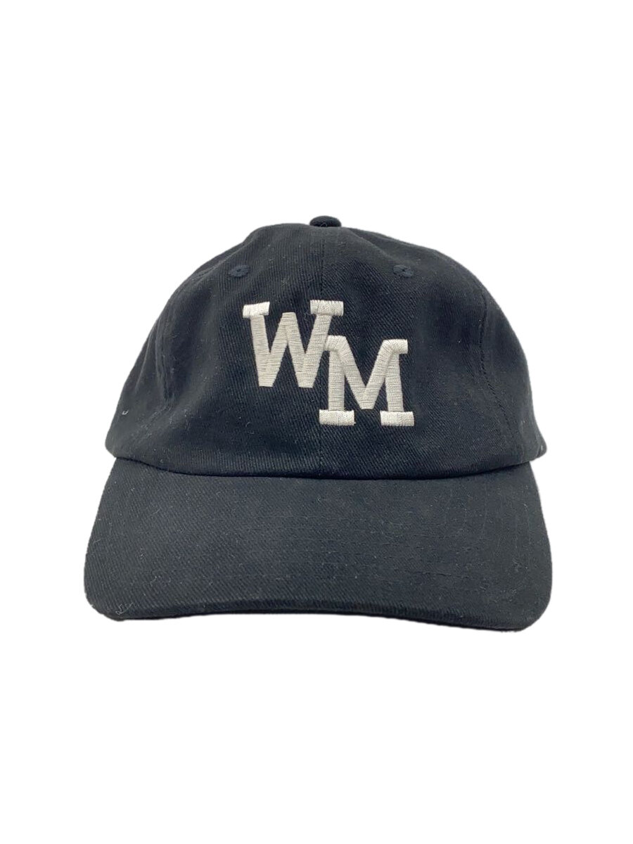 【中古】WACKO MARIA◆キャップ/--/コットン/BLK/メンズ/6PANEL TYPE2【服飾雑貨他】