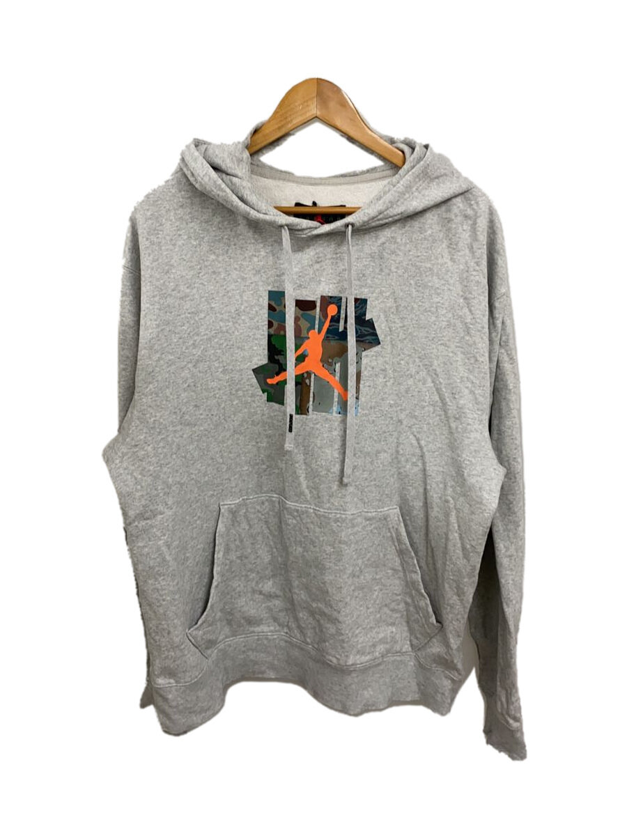 【中古】NIKE◆パーカー/L/コットン/GRY/dx4299-050【メンズウェア】