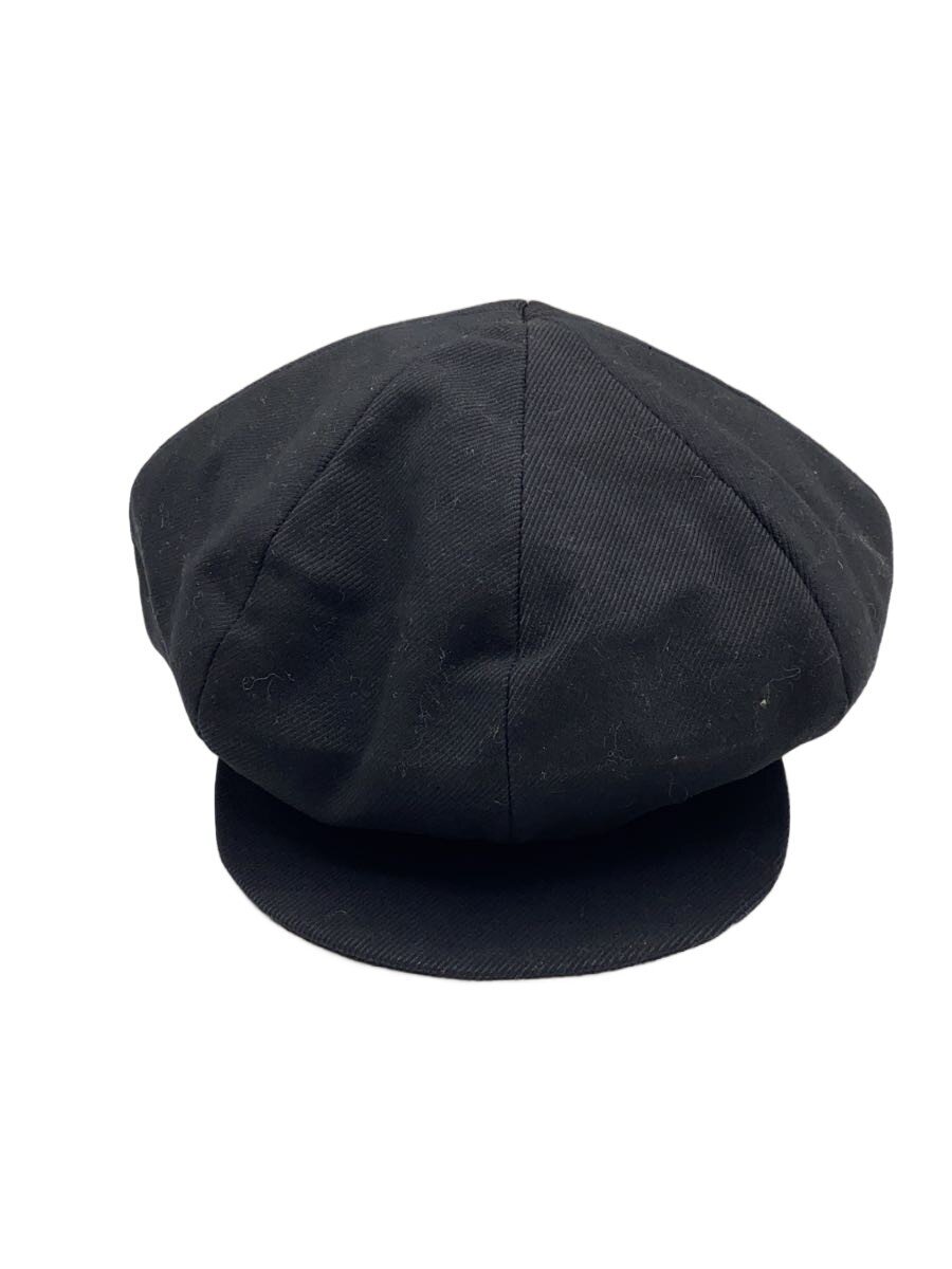 Newsboy Cap - 【中古】VADEL◆キャスケット/--/コットン/BLK/無地/メンズ/AC005【服飾雑貨他】