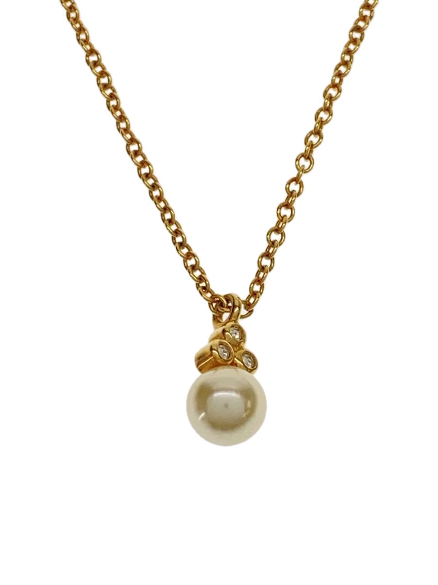 Necklaces, Pendants - 【中古】Christian Dior◆ネックレス/--/パール/GLD/レディース【服飾雑貨他】