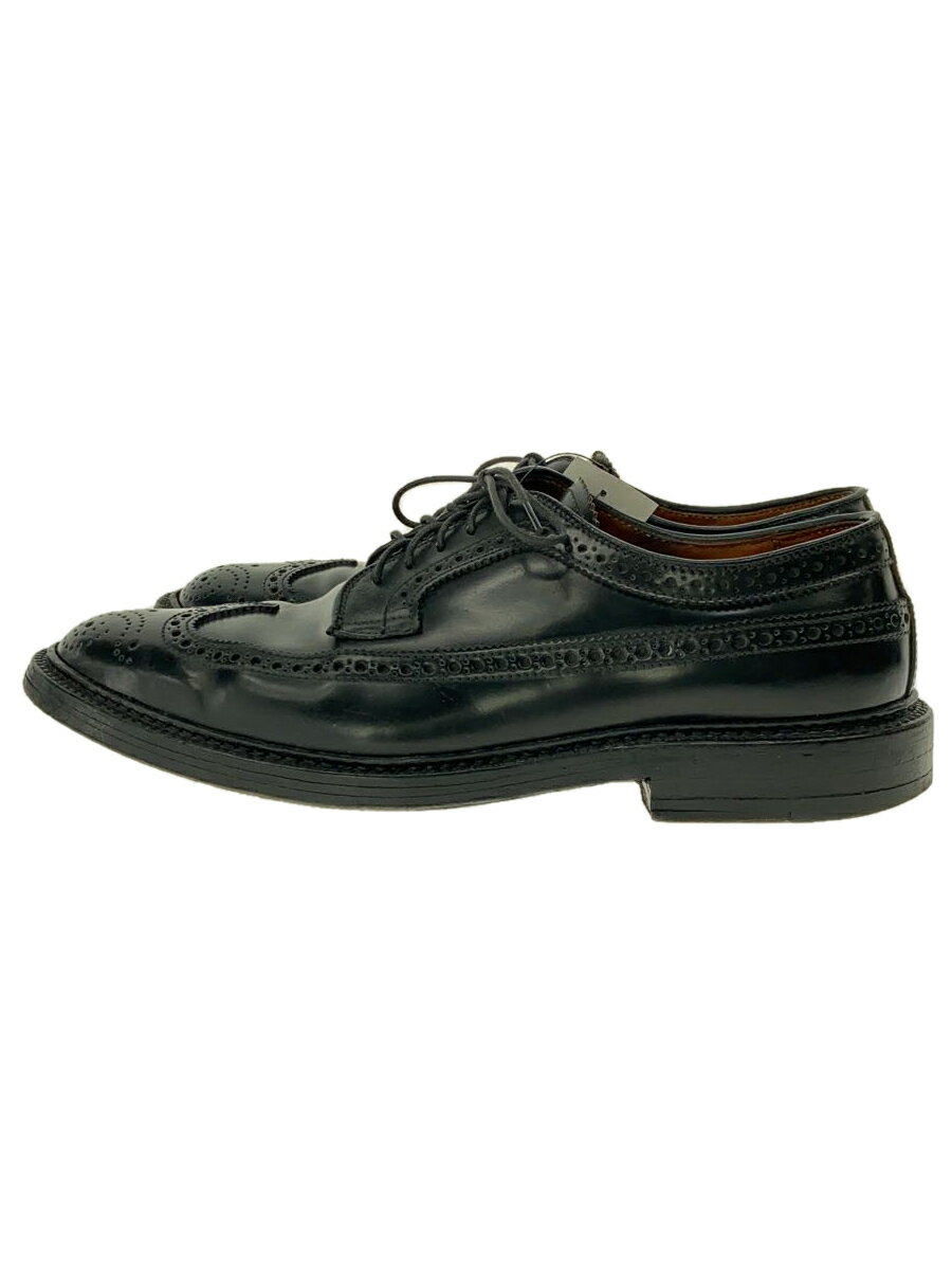 【中古】Alden◆ドレスシューズ/US7.5/BLK/馬革/9751【シューズ】