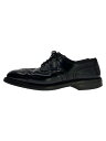 【中古】CROCKETT&JONES◆ドレスシューズ/US10.5/BLK/レザー/8679【シューズ】