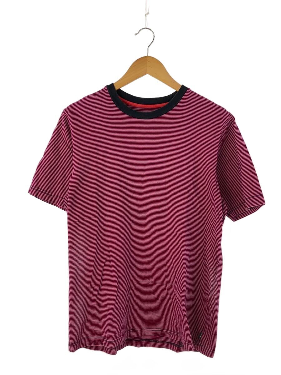 Supreme◆MICRO STRIPE TEE/Tシャツ/M/コットン/PNK/ボーダー//