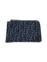 【中古】Christian Dior◆Christian Dior コインケース/NVY/レディース/オブリークコインケース/トロッター【服飾雑貨他】