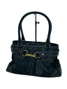 【中古】COACH◆トートバッグ/--/BLK/総柄/F10507【バッグ】