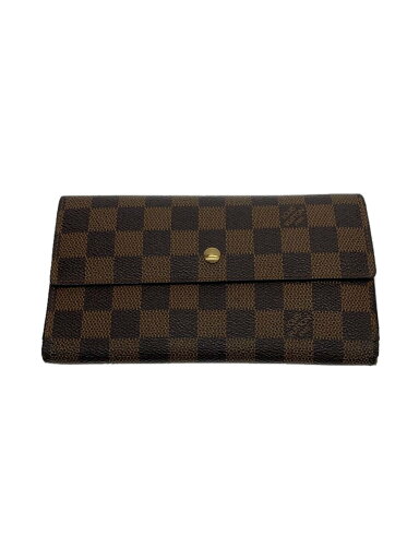 【中古】LOUIS VUITTON◆ポルト・トレゾール・インターナショナル_ダミエ・エベヌ_BRW/PVC/BRW/メンズ【服飾雑貨他】 【中古】LOUIS VUITTON◆ポルト・トレゾール・インターナショナル_ダミエ・エベヌ_BRW/PVC/BRW/メンズ【服飾雑貨他】
