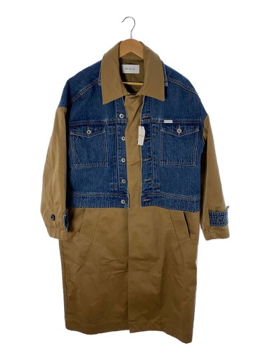 【中古】BITBLUE/コート/1/コットン/ベージュ/60884/コンビネーションコート【レディースウェア】 【中古】BITBLUE/コート/1/コットン/ベージュ/60884/コンビネーションコート【レディースウェア】