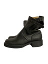 【中古】Y’s◆エンジニアブーツ/LL/BLK/レザー【シューズ】