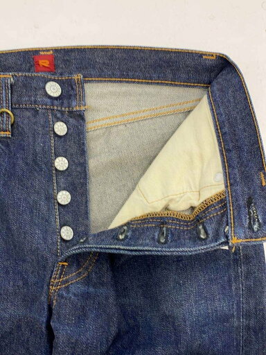 【中古】RESOLUTE◆セルビッジ/ストレートパンツ/30/デニム/IDG/710/色落ち【メンズウェア】