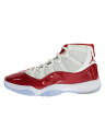 【中古】NIKE◆AIR JORDAN 11 RETRO_エア ジョーダン 11 レトロ/27.5cm/RED【シューズ】