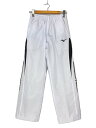 【中古】MIZUNO◆トラックパンツ/スポーツウェアー/M/ホワイト【スポーツ】