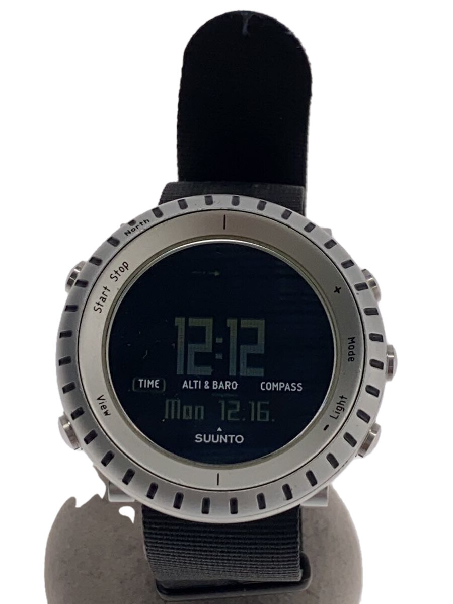 【中古】SUUNTO◆腕時計/デジタル/ブラック【服飾雑貨他】