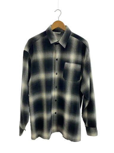 【中古】CalTop◆長袖シャツ/L/コットン/BLK/オンブレCK/2000【メンズウェア】 【中古】CalTop◆長袖シャツ/L/コットン/BLK/オンブレCK/2000【メンズウェア】