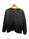 【中古】snow peak◆Flexible Insulated Cardigan/ジャケット/M/ポリエステル/BLK/SW-18AU010【メンズウェア】