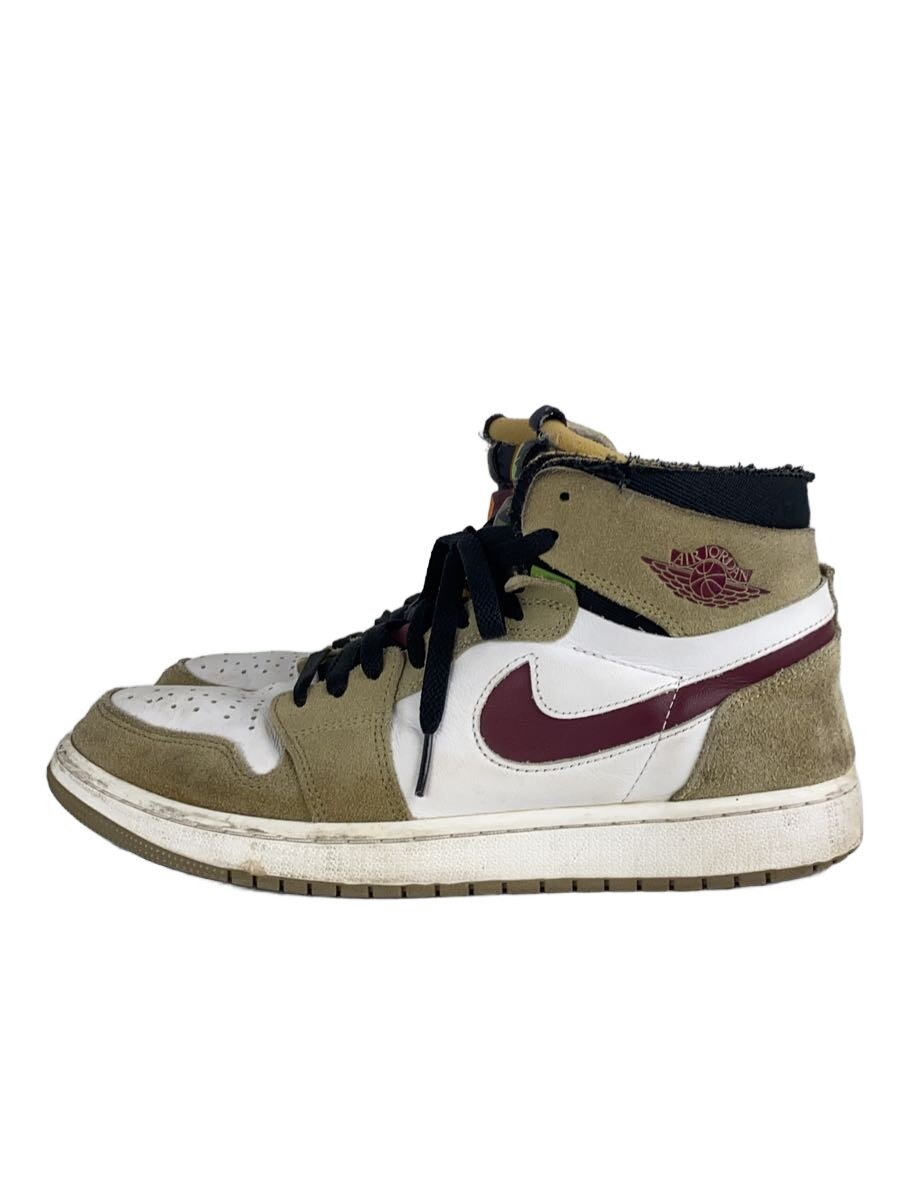 NIKE◆AIR JORDAN 1 ZOOM AIR CMFT/28.5cm/カーキ/CT0978-203