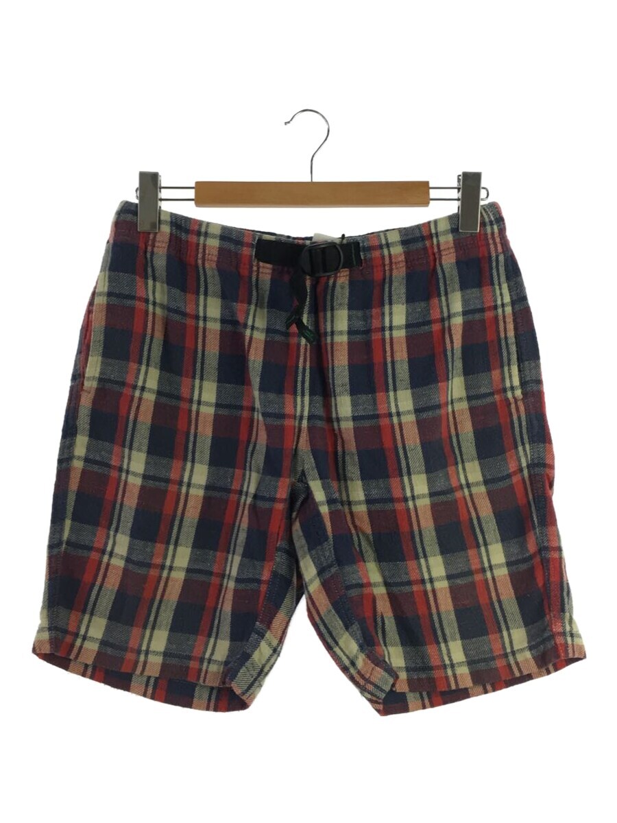 【中古】WILDTHINGS◆ショートパンツ/M/コットン/RED/チェック/OWP135060-121111 OWPS009【メンズウェア】
