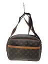 【中古】LOUIS VUITTON◆リポーターPM_モノグラム・キャンバス_BRW/PVC/ブラウン/ルイヴィトン【バッグ】