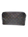 【中古】LOUIS VUITTON◆Louis Vuitton トゥルース・トワレット28_モノグラム・キャンバス_BRW/PVC/BRW【バッグ】