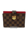 【中古】LOUIS VUITTON◆アジェンダ・コアラ_ダミエ・エベヌ_BRW/--/BRW/メンズ【服飾雑貨他】