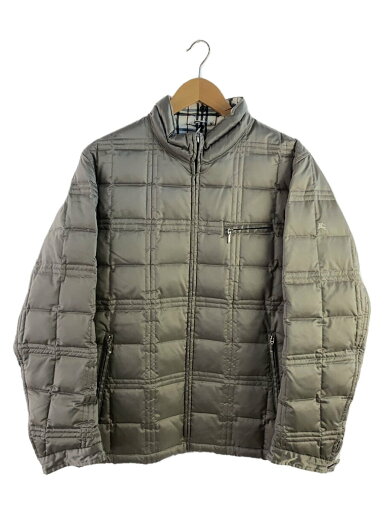 【中古】BURBERRY BLACK LABEL◆ダウンジャケット/M/ポリエステル/GRY/BMP11-522-03【メンズウェア】 【中古】BURBERRY BLACK LABEL◆ダウンジャケット/M/ポリエステル/GRY/BMP11-522-03【メンズウェア】
