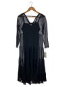 【中古】SNIDEL◆ニットティアードワンピース/長袖ワンピース/one/レーヨン/黒/無地/SWNO241231【レディースウェア】(4)