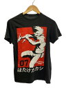 【中古】NARUTO-ナルト-/はたけカカシ/Tシャツ/S/コットン/ブラック/黒/プリント【メンズウェア】