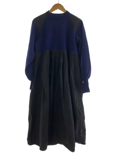 【中古】HERIN.CYE◆Elbow patch knit dress/FREE/レーヨン/NVY/530HAT73-0621//【レディースウェア】 【中古】HERIN.CYE◆Elbow patch knit dress/FREE/レーヨン/NVY/530HAT73-0621//【レディースウェア】