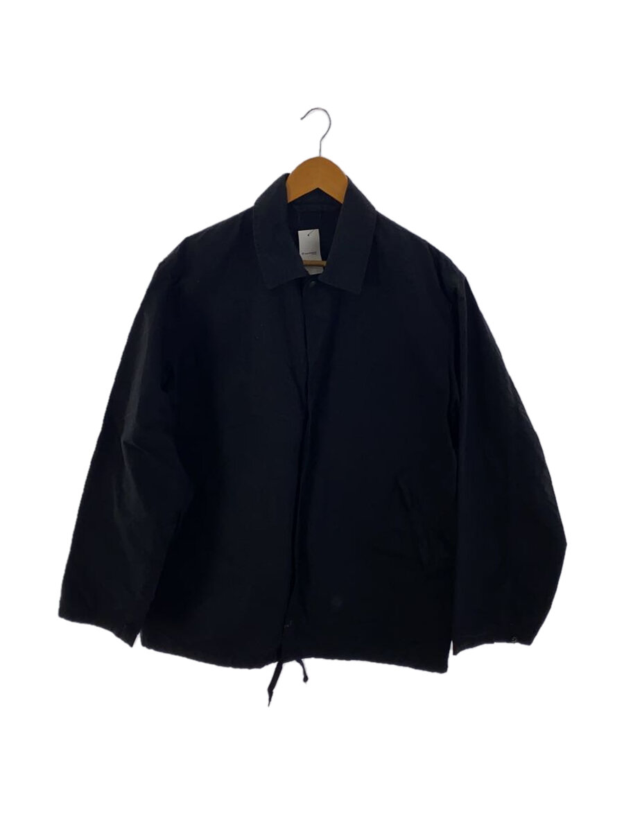 【中古】COMOLI◆ジャケット/2/コットン/BLK【メンズウェア】