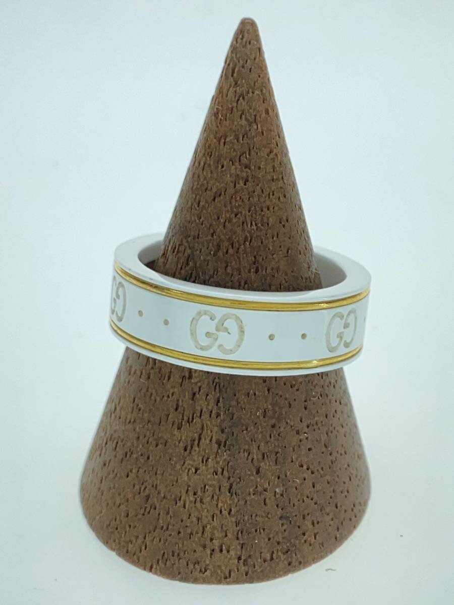 【中古】GUCCI◆リング/--/13号/WHT/レディース【服飾雑貨他】