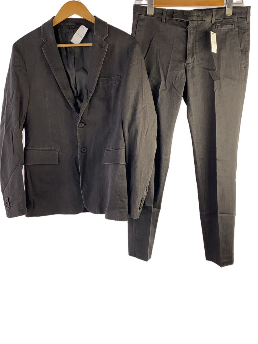 【中古】PRADA◆セットアップ/46/コットン/BLK/2011/タイトフィット//【メンズウェア】