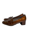 【中古】GINZA Kanematsu◆シューズ/24.5cm/BRW【シューズ】