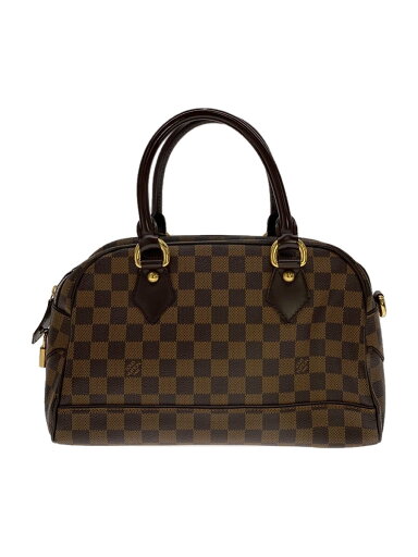 【中古】LOUIS VUITTON◆ドゥオモ_ダミエ・エベヌ_BRW/PVC/BRW【バッグ】 【中古】LOUIS VUITTON◆ドゥオモ_ダミエ・エベヌ_BRW/PVC/BRW【バッグ】