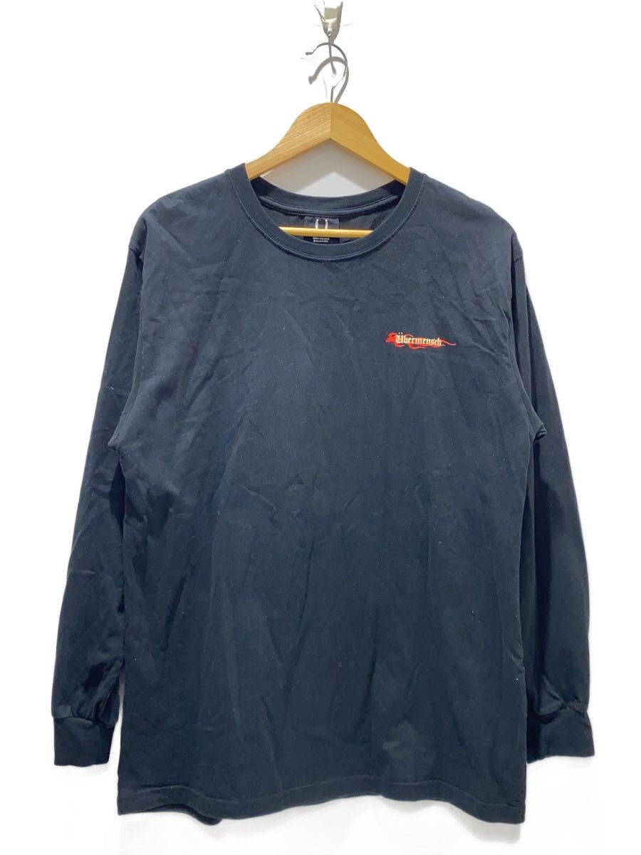 【中古】UBERMENSCH/長袖Tシャツ/L/--/BLK/無地【メンズウェア】