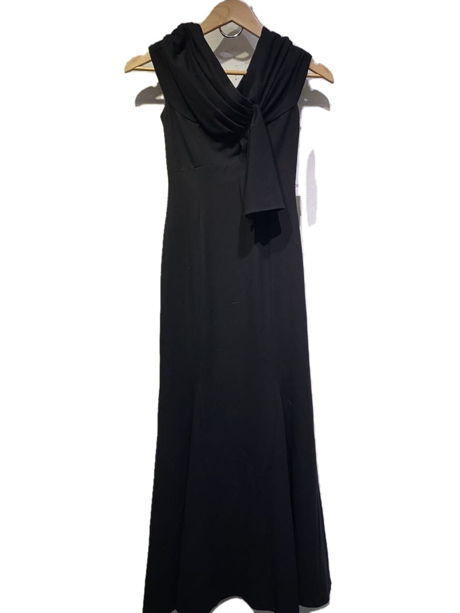 【中古】SNIDEL◆リボンモチーフドレス/ノースリーブワンピース/0/ポリエステル/BLK/SWCO244110【レディースウェア】