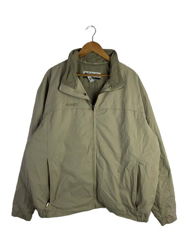 【中古】Columbia◆ナイロンジャケット/--/ナイロン/BEG/無地【メンズウェア】 【中古】Columbia◆ナイロンジャケット/--/ナイロン/BEG/無地【メンズウェア】