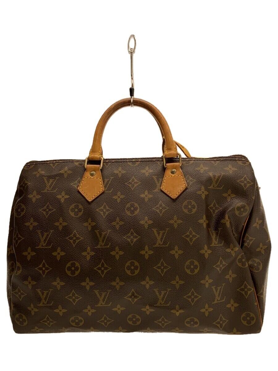 【ブランド】LOUIS VUITTON 【ブランドカナ】ルイヴィトン 【型番】M41526 【程度】C 【サイズ】 【メインカラー】ブラウン 【素材・生地】PVC（ビニール） 【キーワード】　　 2024/04/17 セカンドストリート青梅新町店【4341】【中古】LOUIS VUITTON◆1)スピーディ30_モノグラム・キャンバス_BRW/PVC/BRW【バッグ】 ブランド LOUIS VUITTON 型番 M41526 カラー ブラウン 柄 素材・生地 PVC（ビニール）&gt;色・素材について サイズ &gt;サイズ表示について 実寸 【バッグ】 マチ：18 / 高さ：23 / 幅：35 / 持ち手：28 【その他】 その他サイズ：/ 商品は　セカンドストリート青梅新町店の店頭にて販売しております。商品に関するお問合わせは、お電話(TEL:0428-30-0261)にて、問合わせ番号：2343411643274をお伝えください。 配送方法やお支払い方法に関するお問い合わせは、サポートセンターまでご連絡をお願いします。 ※お電話の対応は営業時間内のみとなります。お問い合わせフォームでお問い合わせの際はご注文番号をご記入下さい この商品に関する出品店舗からのコメント 内側汚れ・持ち手に傷や変色がございます。