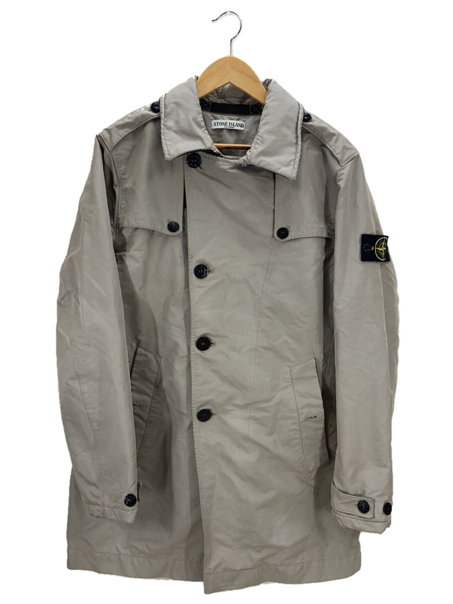 【中古】STONE ISLAND◆David OVD Quilted Trench Coat/ジャケット/M/BEG/551545251//【メンズウェア】