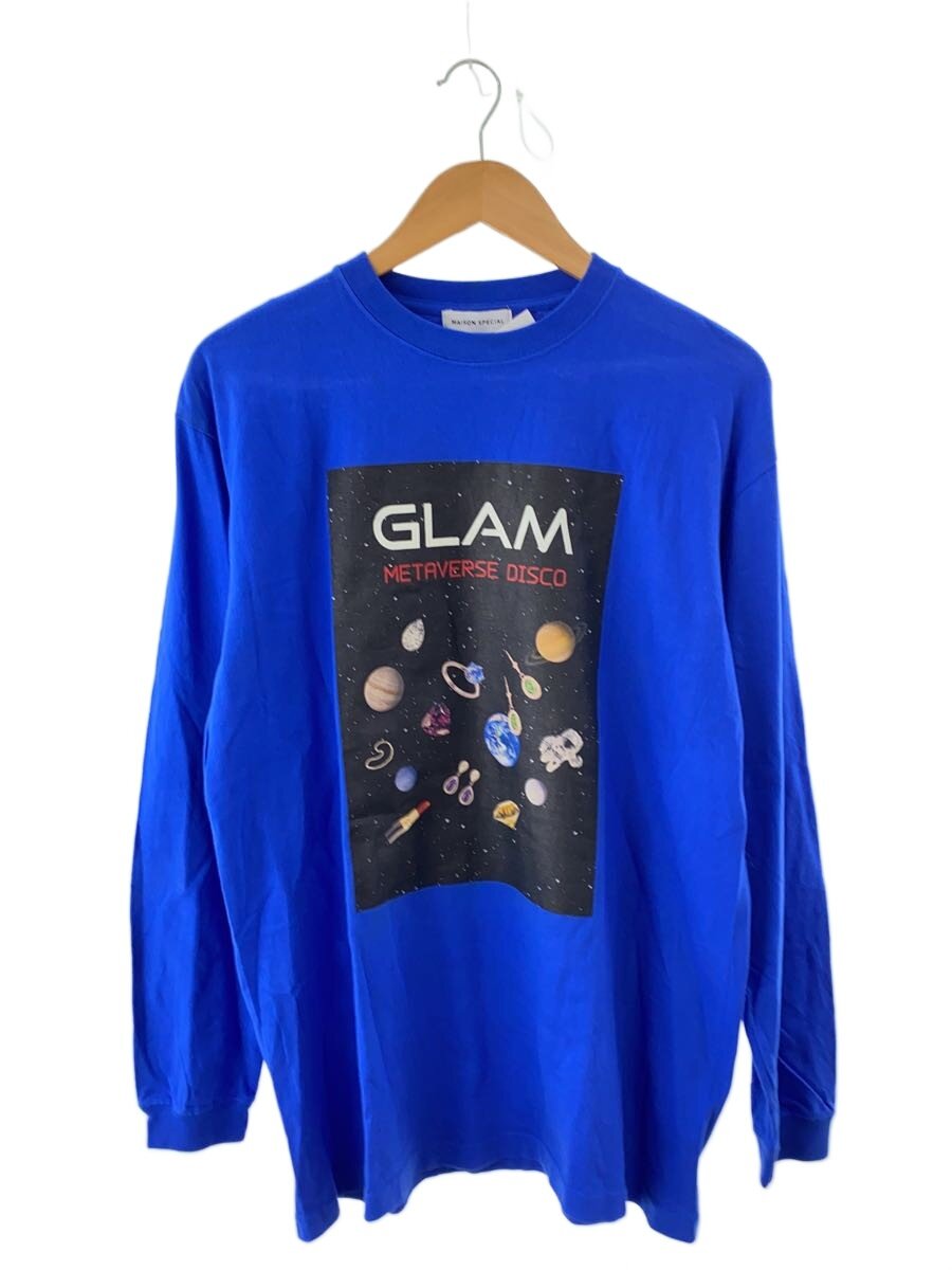 【中古】MAISON SPECIAL◆GLAM/長袖カットソー/FREE/--/BLU/無地/21222415304【レディースウェア】