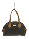 【中古】LOUIS VUITTON◆モントルグイユPM_モノグラム_BRW/PVC/BRW【バッグ】