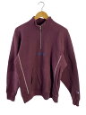 【中古】Champion◆スウェット/S/コットン/ボルドー/無地/CWSY025/リバースウィーブ【レディースウェア】