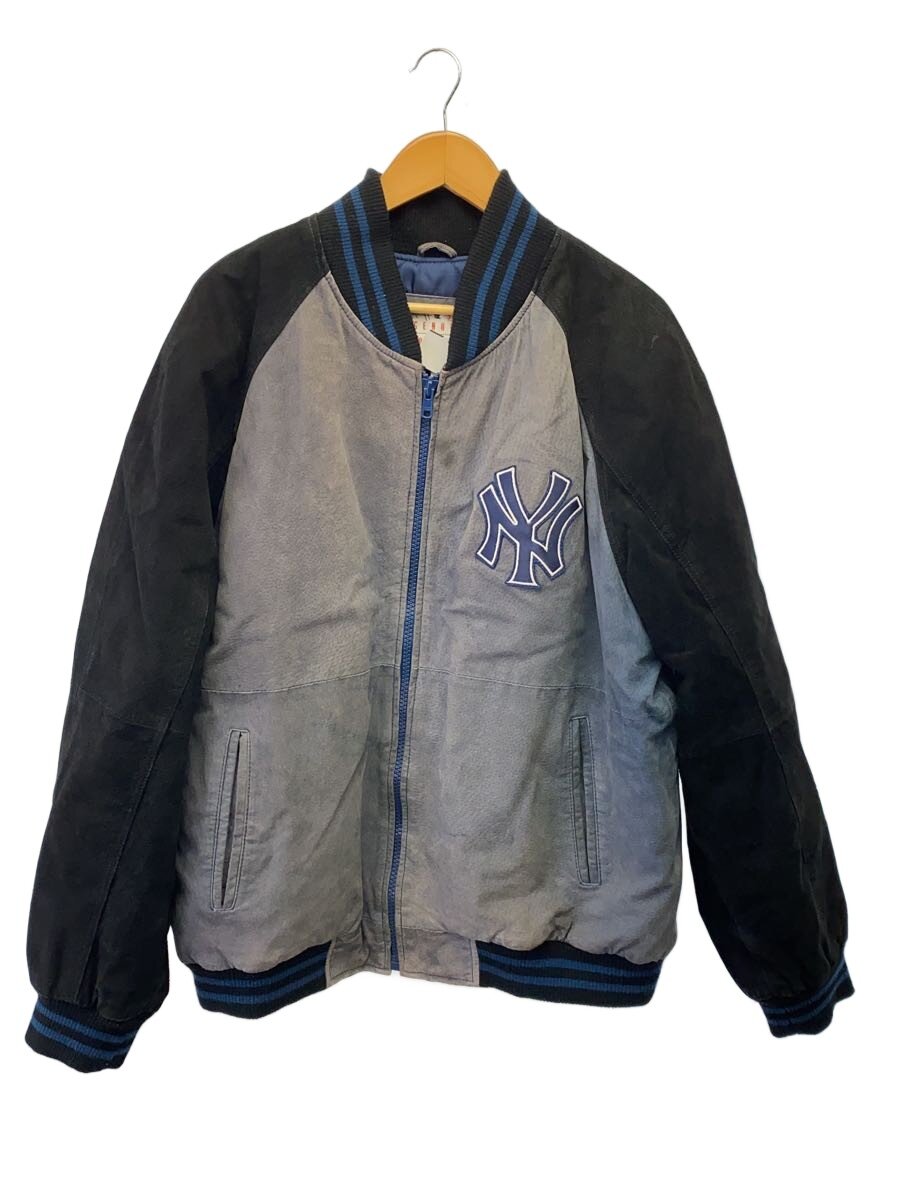 【中古】Genuine Merchandise◆ジャケット/XL/レザー/NVY【メンズウェア】