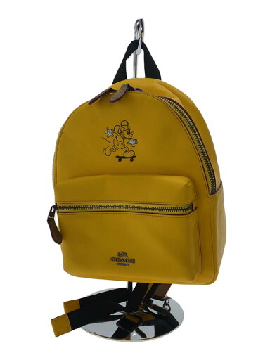 【中古】COACH◆リュック/--/YLW/F59837【バッグ】 【中古】COACH◆リュック/--/YLW/F59837【バッグ】
