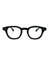 【中古】JULIUS TART OPTICAL ENTERPRISE◆メガネ/--/プラスチック/BLK/CLR/メンズ/PL-102A【服飾雑貨他】