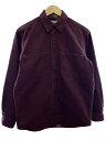 【中古】L.L.Bean◆00s/ダックジャケット/裏ネル/長袖シャツ/M/コットン/BRD【メンズウェア】